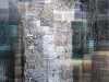Kasvun tie, 2012-13, 212x118 cm, vesiväri ja kartta paperille
