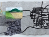 Paikkoja 2012- 13, 30x60 cm, paperi, vesiväri ja tussi