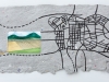 Paikkoja 2012- 13, 30x60 cm, paperi, vesiväri ja tussi